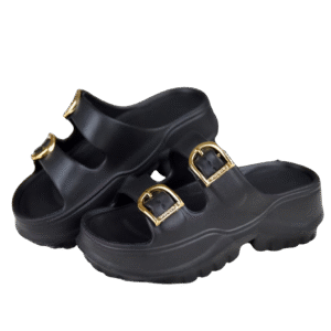 Sandal Selop Wedges Black